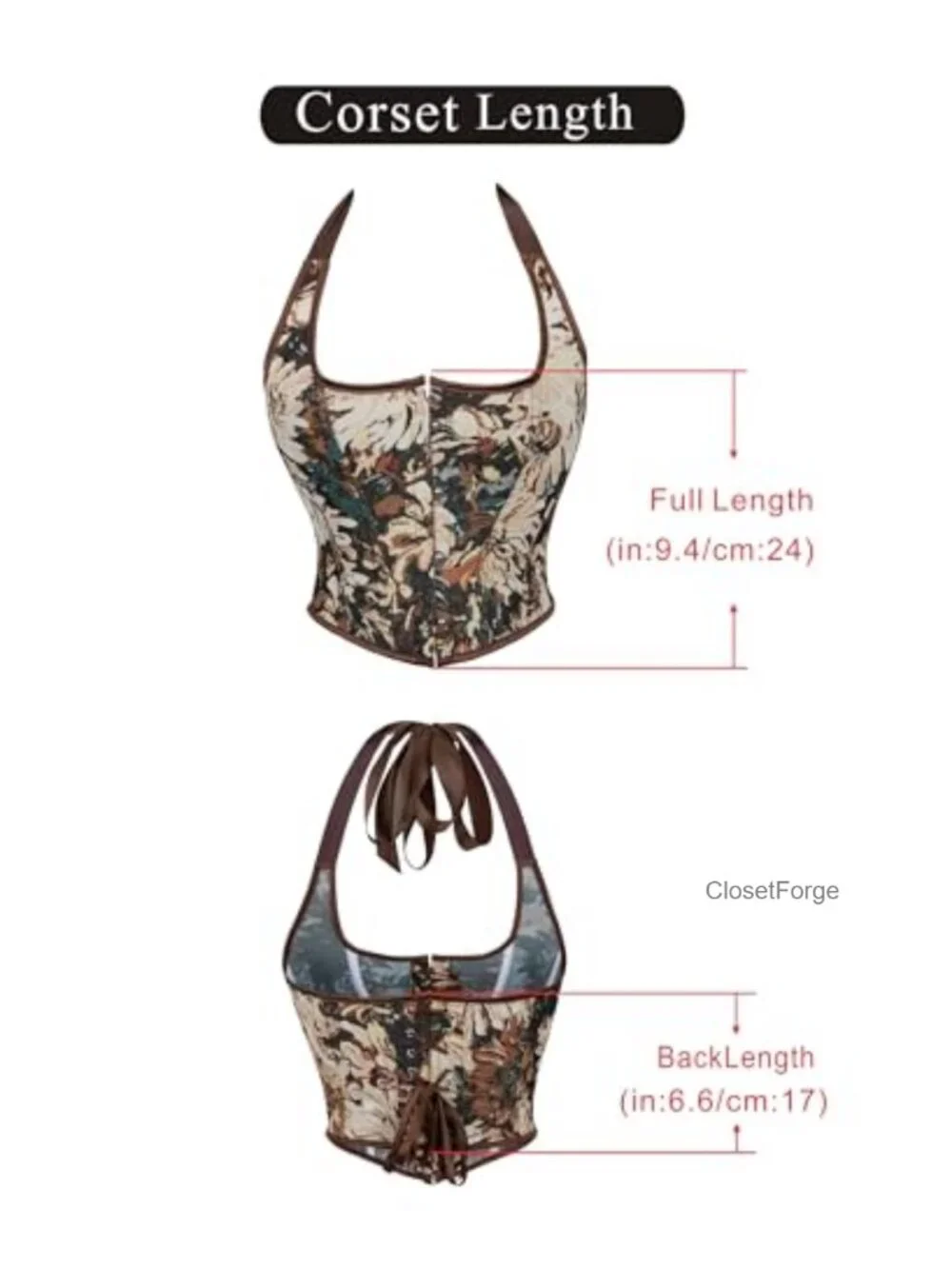 Strapless Lace Underbust Corset Bustier with Flat Steel Boning